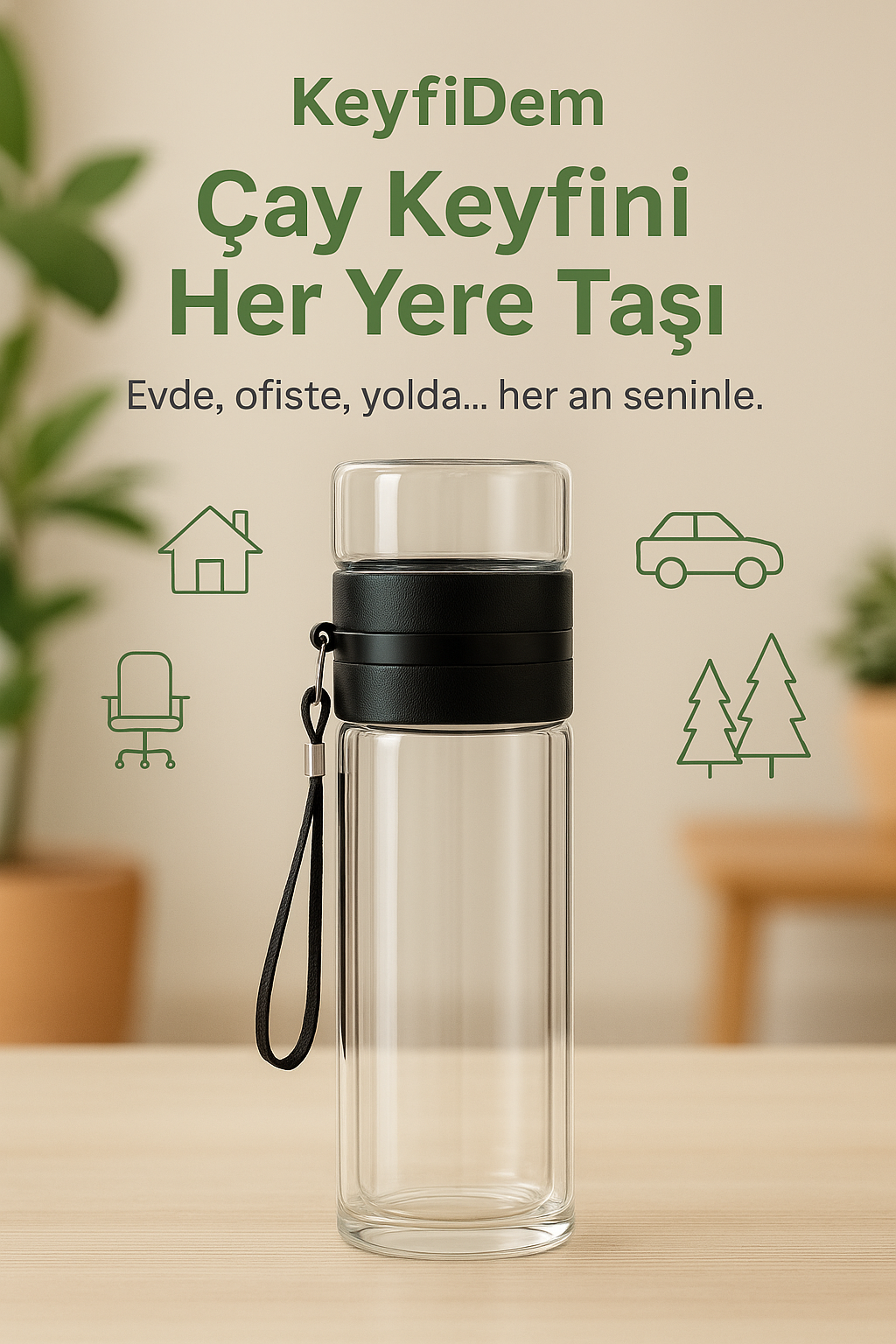 KeyifDem Akıllı Çay Demliği